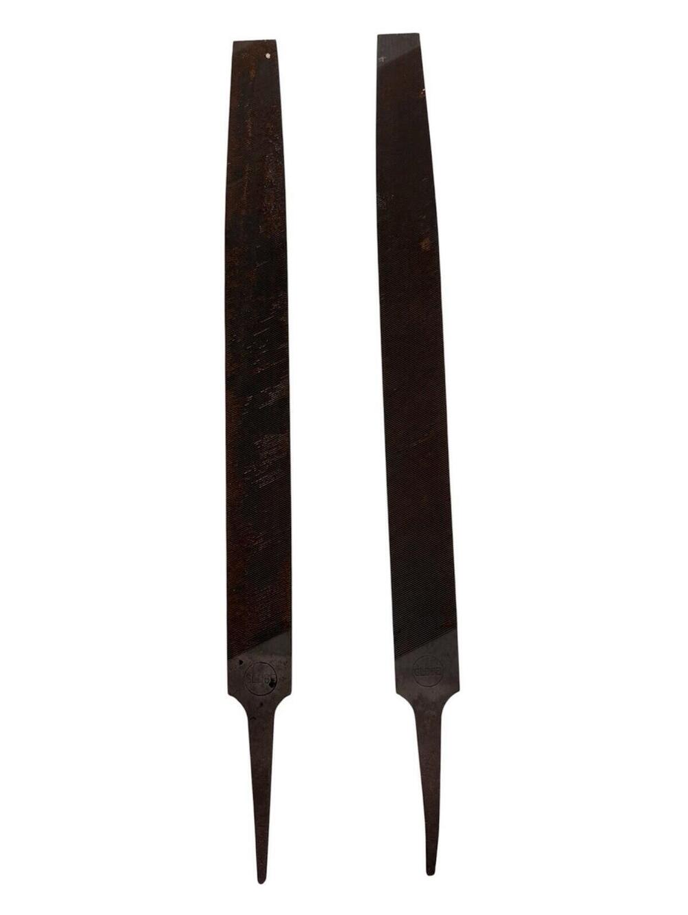 Vintage Globe File Mfg Co Hand Files Made In Canada Port Hope Lot of 2 Steel